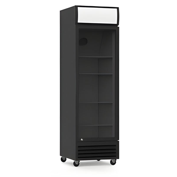 Koelkast glazen deur 360 ltr