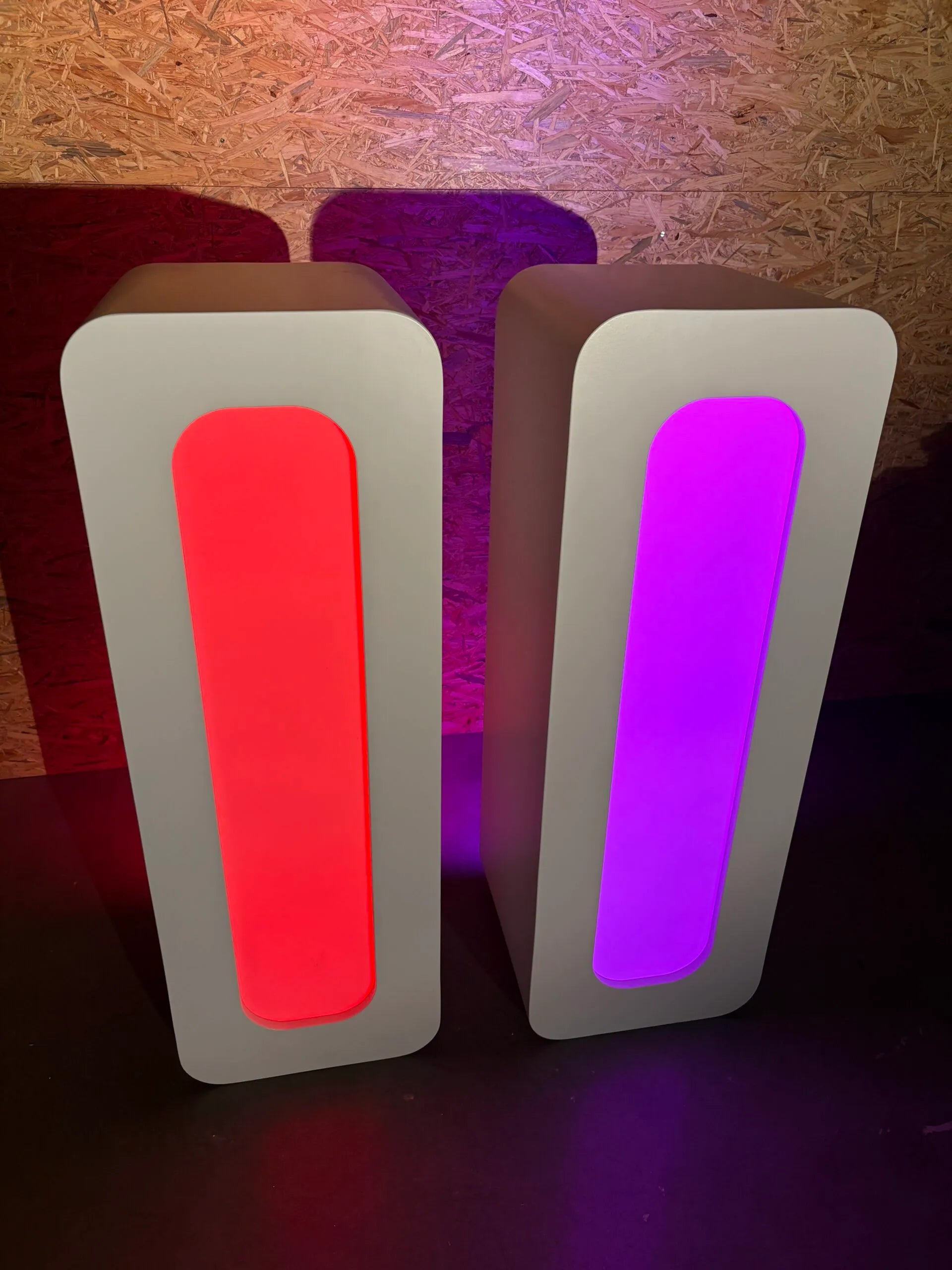 DJ Booth LED Pillars Medium